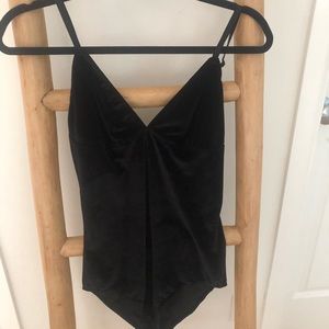 Black Velvet Bodysuit
